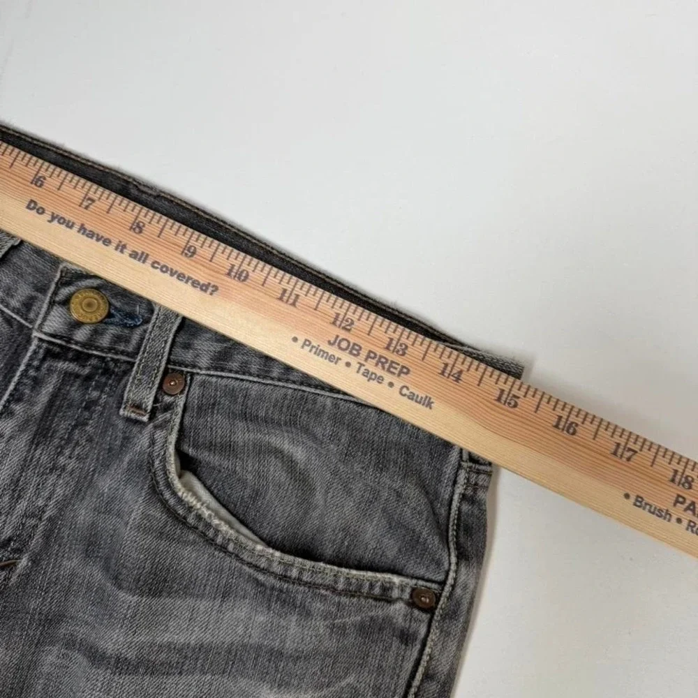2010‎ Banana Republic Black Faded Distressed Slim Denim Jeans 29x32